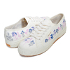 SUPERGA 2750 ORGANIC FLOWERS EMBROIDERY WHITE AVORIO-BLUE-PINK S6133DW-A1H画像