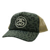 STUSSY SS LINK TRUCKER CAP LEOPARD画像