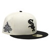 NEW ERA 59FIFTY MLB 2-Tone シカゴ・ホワイトソックス クロームホワイト ブラックバイザー 13750723画像