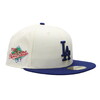 NEW ERA 59FIFTY MLB 2-Tone ロサンゼルス・ドジャース クロームホワイト ダークロイヤルバイザー 13750720画像