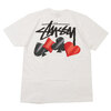 STUSSY SUITS TEE WHITE画像