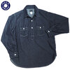 POST OVERALLS 1202 NO.2 Light denim Shirts indigo画像