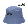 X-girl BROKEN OVAL LOGO BUCKET HAT 105233051009画像