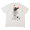 STUSSY FLOWER BOMB TEE WHITE画像