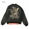 TAILOR TOYO Early 1950s Style Acetate Quilted Souvenir Jacket “BLACK EAGLE” × “LANDSCAPE” TT15391-119画像