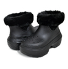crocs STOMP LINED BOOT BLACK 208718-001画像