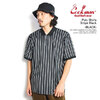COOKMAN Polo Shirts Stripe Black -BLACK- 231-31281画像