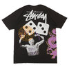 STUSSY STRIKE PIG DYED TEE BLACK画像