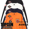 AVIREX TOP GUN PATCHED L/S T-SHIRT 7833930018画像