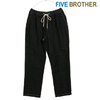 FIVE BROTHER EASY PANTS DENIM BLACK 152390D画像