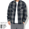 BIG MIKE Heavy Flannel Grey Check L/S Shirt 102335104画像