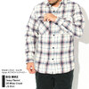 BIG MIKE Heavy Flannel Off White Check L/S Shirt 102235207画像