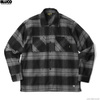 BLUCO OMBRE CHECK FLANNEL SHIRTS (GRAY) 1147画像
