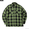 BLUCO BUFFALO CHECK FLANNEL SHIRTS (OLIVE) 1148画像