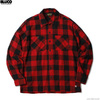 BLUCO BUFFALO CHECK FLANNEL SHIRTS (RED) 1148画像