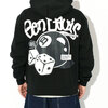 BEN DAVIS Dice & Ball Full Zip Hoodie C-23780060画像