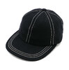 CA4LA CHAIN STITCH CAP BLK ARA00090画像