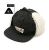 POLeR COTTON BOA FLAP CAP BLACK 233MCV0084画像