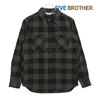 FIVE BROTHER HEAVY FLANNEL WORK SHIRTS BLACK 152161画像