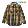 FIVE BROTHER HEAVY FLANNEL WORK SHIRTS YELLOW 152360画像
