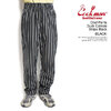 COOKMAN Chef Pants Duck Canvas Stripe Black -BLACK- 231-33837画像