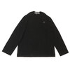 PLAY COMME des GARCONS MENS BLACK HEART ONE POINT L/S TEE画像