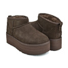 UGG CLASSIC ULTRA MINI PLATFORM BURNT CEDAR 1135092-BCDR画像