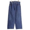Scye Selvedge Denim Used Wash Wide Leg Jeans 5723-83552画像