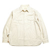 SUGAR CANE FICTION ROMANCE 8.5oz. WHITE WABASH STRIPE WORK SHIRT SC29165画像