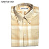 INDIVIDUALIZED SHIRTS L/S STANDARD FIT B.D. 11oz HEAVY FLANNEL PLAID SHIRTS gold画像