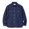 SUGAR CANE FICTION ROMANCE 8.5oz. WABASH STRIPE WORK SHIRT SC29164画像
