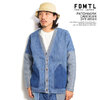 FDMTL PATCHWORK CARDIGAN 3YR WASH FA23TP31U画像
