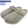 BIRKENSTOCK BOSTON SUEDE LEATHER Stone Coin REGULAR 1020549画像