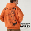 AVIREX BLACK SCORPION SWEAT PULL OVER PARKA 7833931013画像
