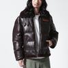 AVIREX LEATHER DOWN BOMBER JACKET 7833250066画像