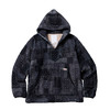 Liberaiders BANDANA PILE FLEECE HOODIE BLACK 750162303-L009画像