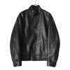 marka PUFFED LEATHER JACKET - lamb leather - M23D-03BL01C画像