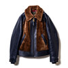 Y'2 LEATHER INDIGO HORSE GRIZZLY JACKET ~ 25th Anniversary Limited ~ Y2-10-25SP画像