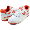 new balance BB550SIZ SIZE? WHITE ORANGE画像