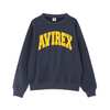 AVIREX DAILY CREW NECK L/S SWEAT LOGO 7833932003画像