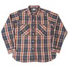 WAREHOUSE Lot 3104 FLANNEL SHIRTS C柄 ONE WASH画像