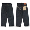 GANGSTERVILLE THUG DENIM WIDE BLACK "IRON CROSS" THUG-DNM-WIDE-BLK画像