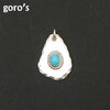 goro's 印台 銀縄 ターコイズ付き メタルトップ SILVER画像
