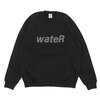 Fragment Design × retaW Crewneck Sweatshirt wateR logo BLACK画像