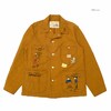 SUGAR CANE 13oz. BROWN DUCK 1920's CARTOON WORK COAT SC15450画像