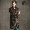 GLIMCLAP Paisley pattern × solid color gown-ish coat 16-003-GLS-CE画像