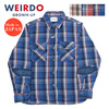 WEIRDO FUCK U - L/S CHECK SHIRTS WRD-23-AW-11画像