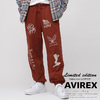 AVIREX STENCIL PRINT SWEAT PANTS 7834110025画像