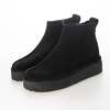 Clarks Trek Wedge Bt. BLACK SUEDE 26173492画像