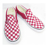 VANS CLASSIC SLIP-ON COLOR THEORY CHECKERBOARD CHERRIES JUBILEE VN000BVZC9L画像